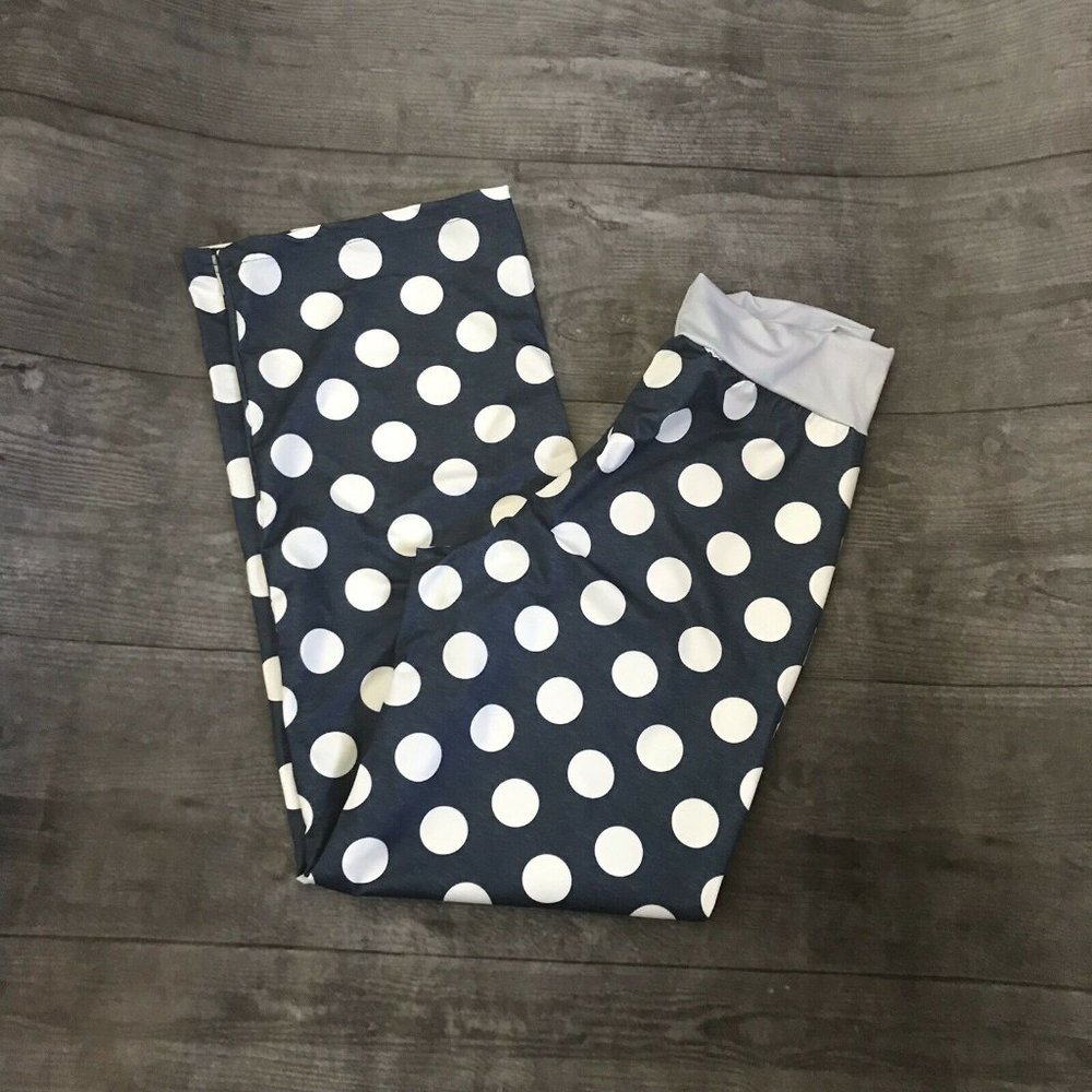 Artfish Polka Dot Loungewear Sleep Pants Small